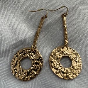 Gold earrings